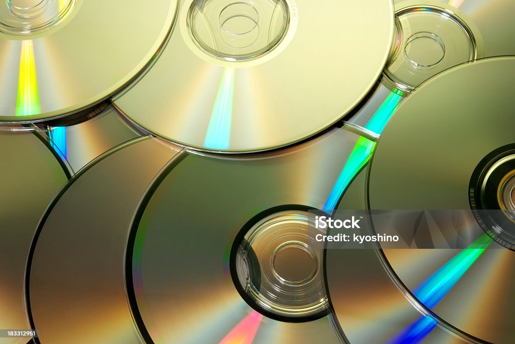 カラフルな CD - DVDのロイヤリティフリーストックフォト