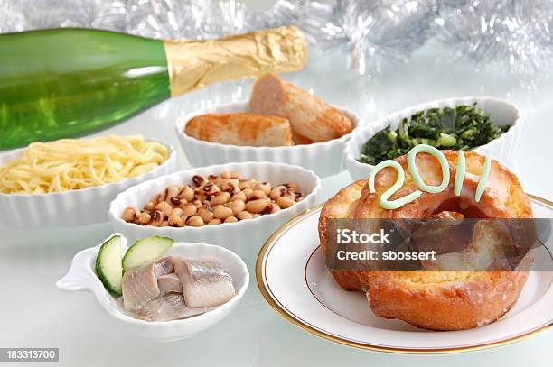 Lucky Alimentos Para El Día De Año Nuevo De 2011 Foto de stock y más banco de imágenes de Al horno - Al horno, Alimento, Alimentos cocinados