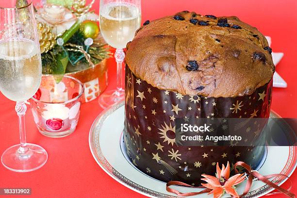 Panettone The Italian Christmas Cake Stock Photo - Download Image Now - Panettone, Champagne, Italy