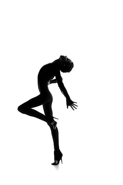 istock Silhouette dancer girl. 183313958