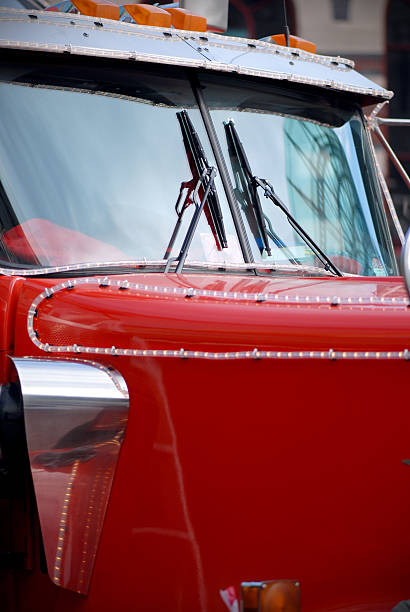 istock Christmas red truck 183314300