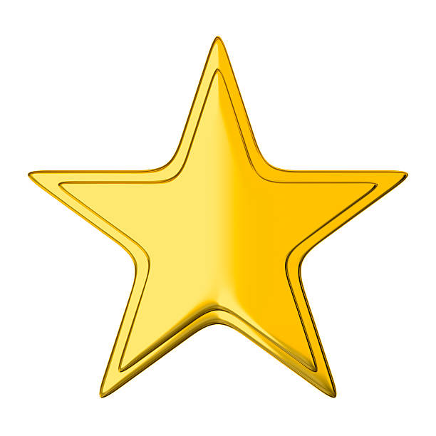istock Golden Star on White Background, with Clipping Path (XXXL-49MPx) 183314687