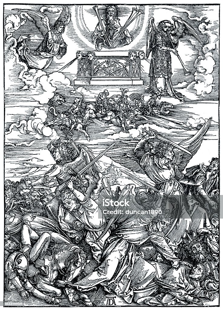 Anjos ao Eufrates - Royalty-free Ilustração Ilustração de stock