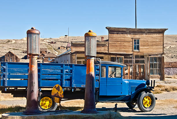 istock California: Bodie State Historic Park, Restored Old Truck 183315372