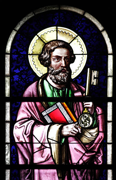 istock Stained-glass window in Zurich's Grossmunster 183315984