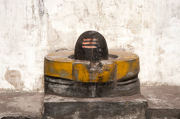 A lingam or linga of shiva linga is a stylized union of male and female genitals.  The lingam is a representation of the Hindu deity Shiva.