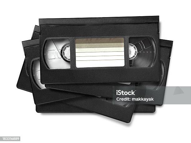 Photo libre de droit de Les Vidéos banque d'images et plus d'images libres de droit de Cassette vidéo - Cassette vidéo, Magnétoscope, Vieux