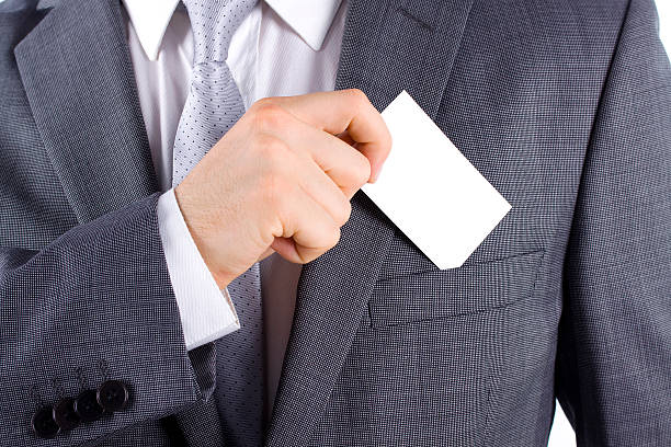 istock Businessman Holding a Card 183317249