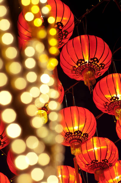 festival de las linternas asiática - lii ping fotografías e imágenes de stock