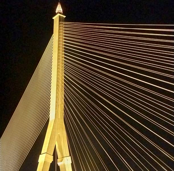 istock Rama VIII Bridge in the dark 1833178287