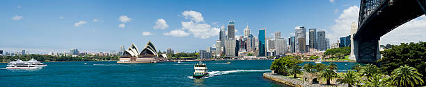 istock Sydney Harbour Bridge and City Skyline in Australia 183318164