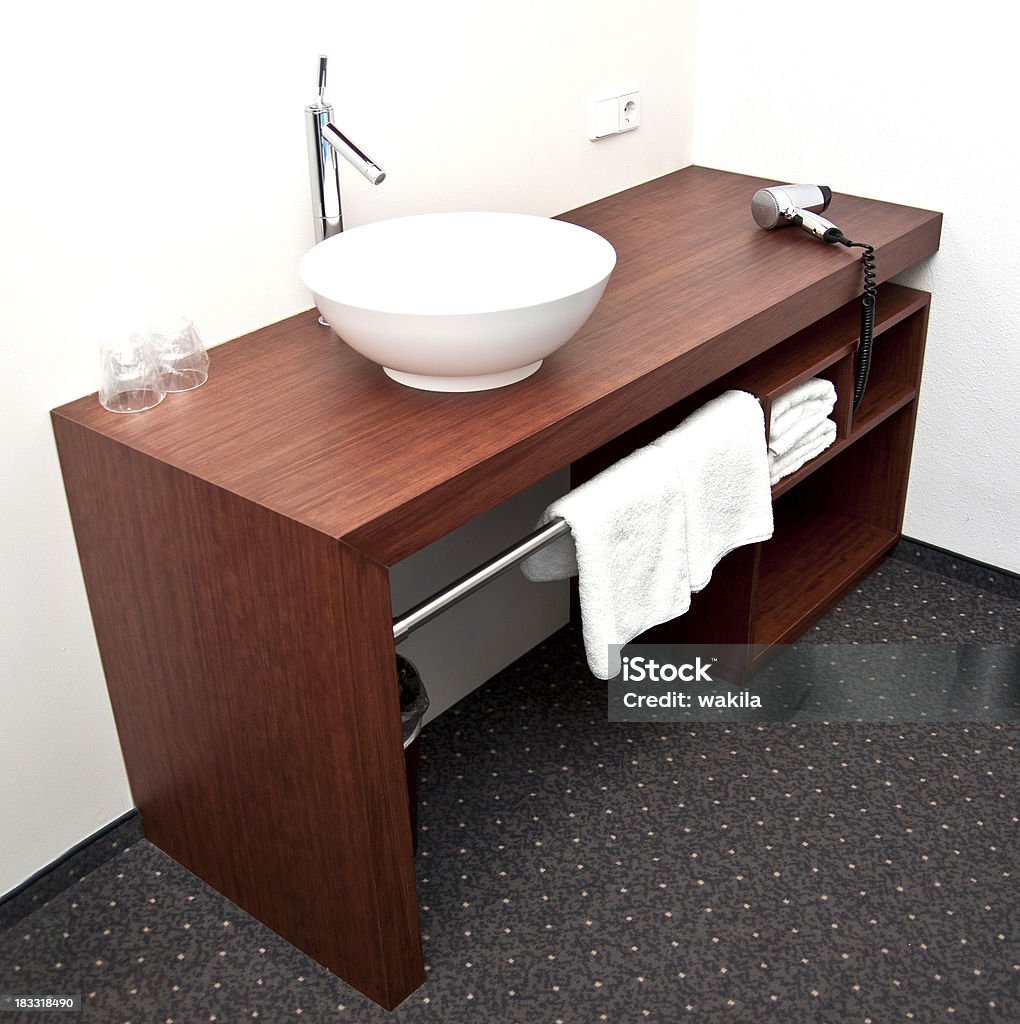 bathroom sink - Waschschüssel, Waschtisch clean bathroom sink Bathroom Stock Photo