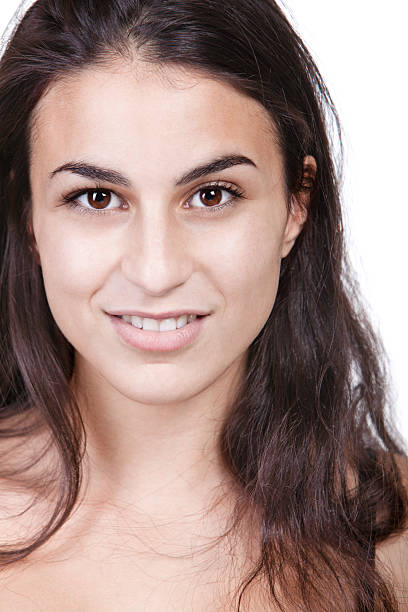 istock Beautiful Young Woman without Makeup 183318772