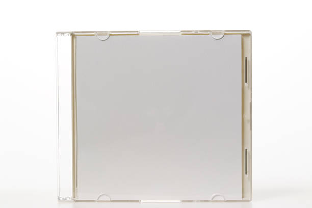 istock Isolated shot of blank plastic CD case on white background 183319384