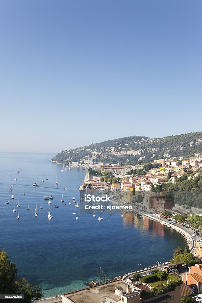 Bay in France Beautiful bay in France. There is a lot of colorful houses and boats. Ville franche / Nice. French Riviera. Similar photos from same area: Nice - France Stock Photo