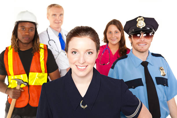 Group of Adults With Different Jobs