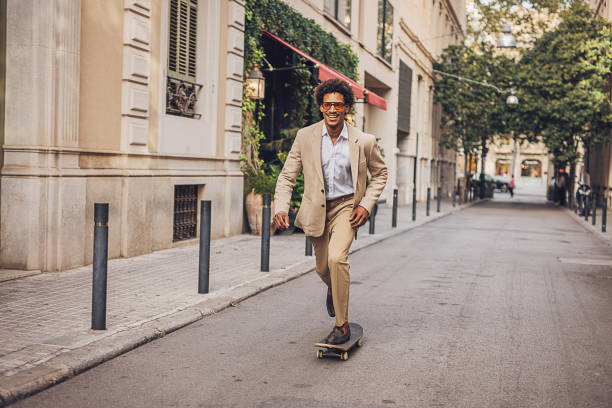 istock Elegant male skater 1833210632