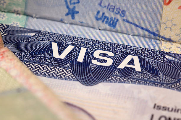 米国ビザ - passport passport stamp usa travel ストックフォトと画像