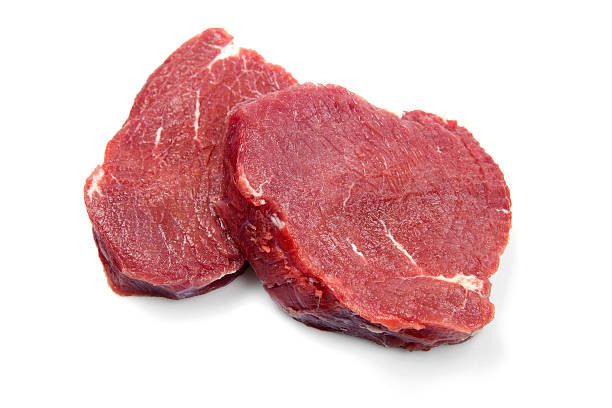 bifes crus filete - steak filet mignon meat fillet imagens e fotografias de stock