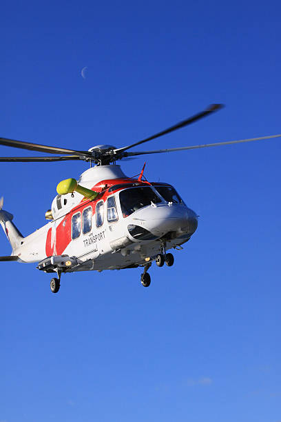 istock transport helicopter in blue sky with moon 183321706