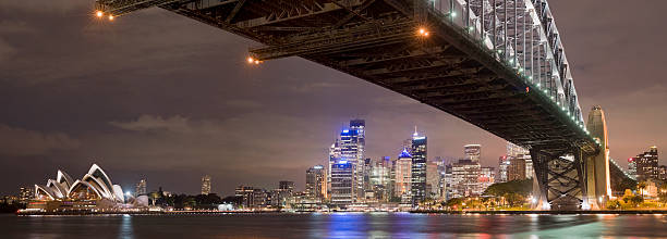 istock Sydney Harbour Bridge and City Skyline in Australia 183322123