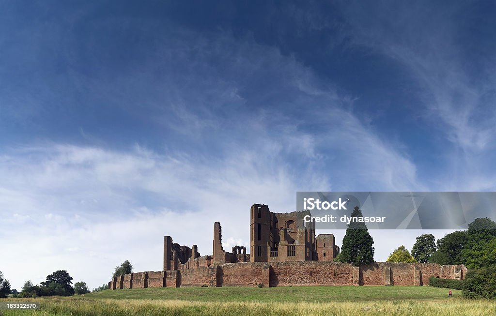 Kenilworth Castle, panorama The medieval fortress of Kenilworth Castle in Warwickshire is one of the most spectacular castle ruins in England and a major tourist attraction. Kenilworth Castle Stock Photo