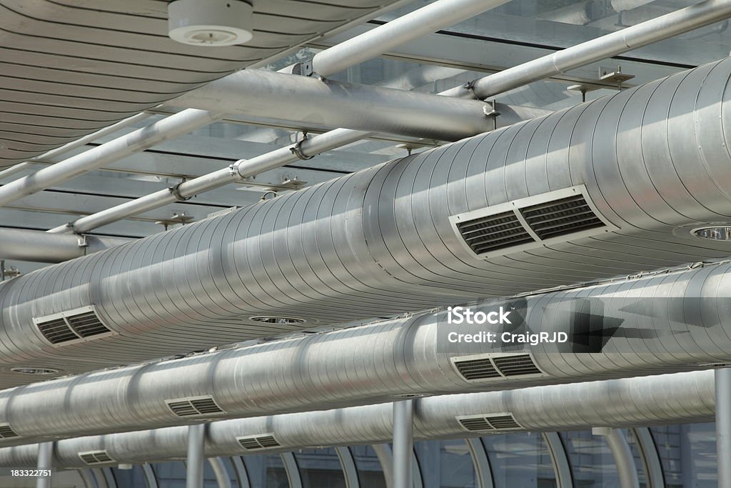 Aria Ducting - Foto stock royalty-free di Ambientazione interna