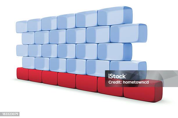 Solide Base - Fotografie stock e altre immagini di A forma di blocco - A forma di blocco, Blocco da assemblare, Blu