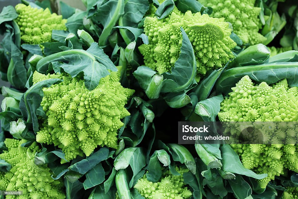 Romensco brócoli - Foto de stock de Coliflor romanesco libre de derechos