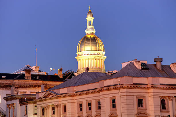 new jersey state house - new jersey trenton new jersey state capitol building government photos et images de collection