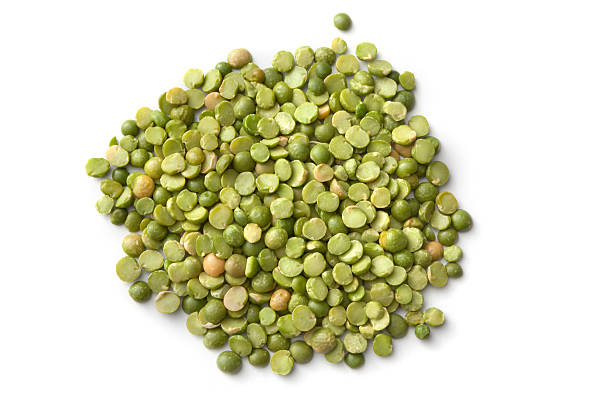 豆：グリーン干しエンドウ - split pea ストックフォトと画像