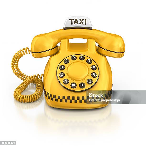 Taksówka Telefonu - zdjęcia stockowe i więcej obrazów Bez ludzi - Bez ludzi, Contact Us - Angielski zwrot, Dzwonić