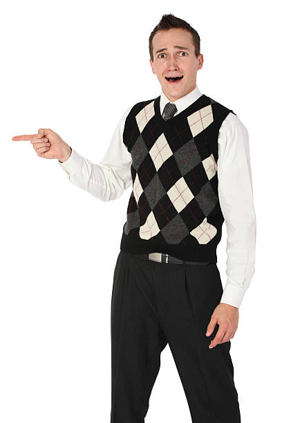istock Businessman pointing and looking upset 183326662