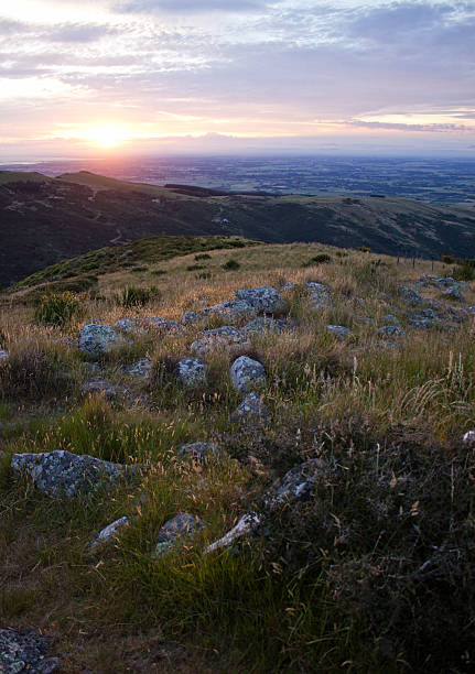istock Port hills and Canterbury Plains 183327358