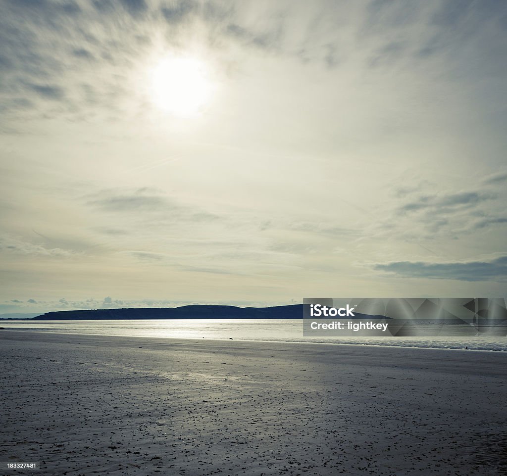 Light am Strand - Lizenzfrei Bedeckter Himmel Stock-Foto