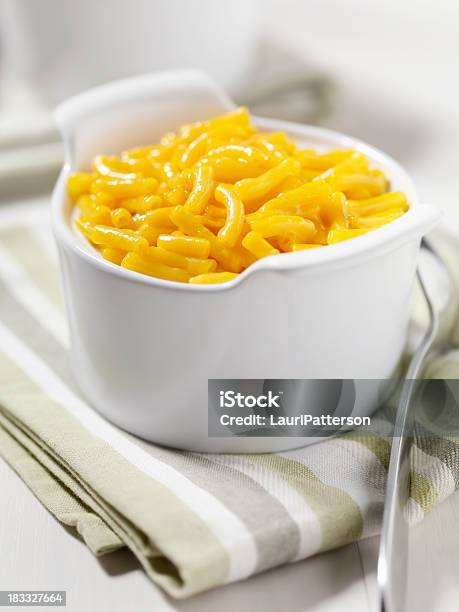 Macaroni And Cheese Stock Photo - Download Image Now - American Culture, Bowl, Cheese