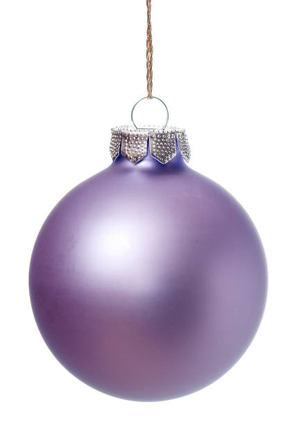 istock Purple Christmas ball 183327822