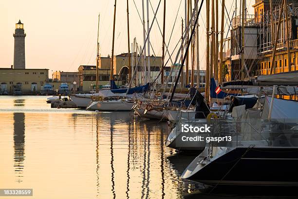 Marina Al Tramonto - Fotografie stock e altre immagini di Trieste - Trieste, Panoramica, Acqua