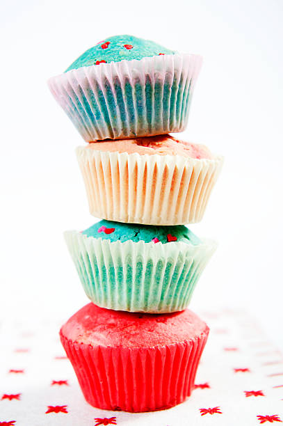 Stacks of Gourmet Cupcakes