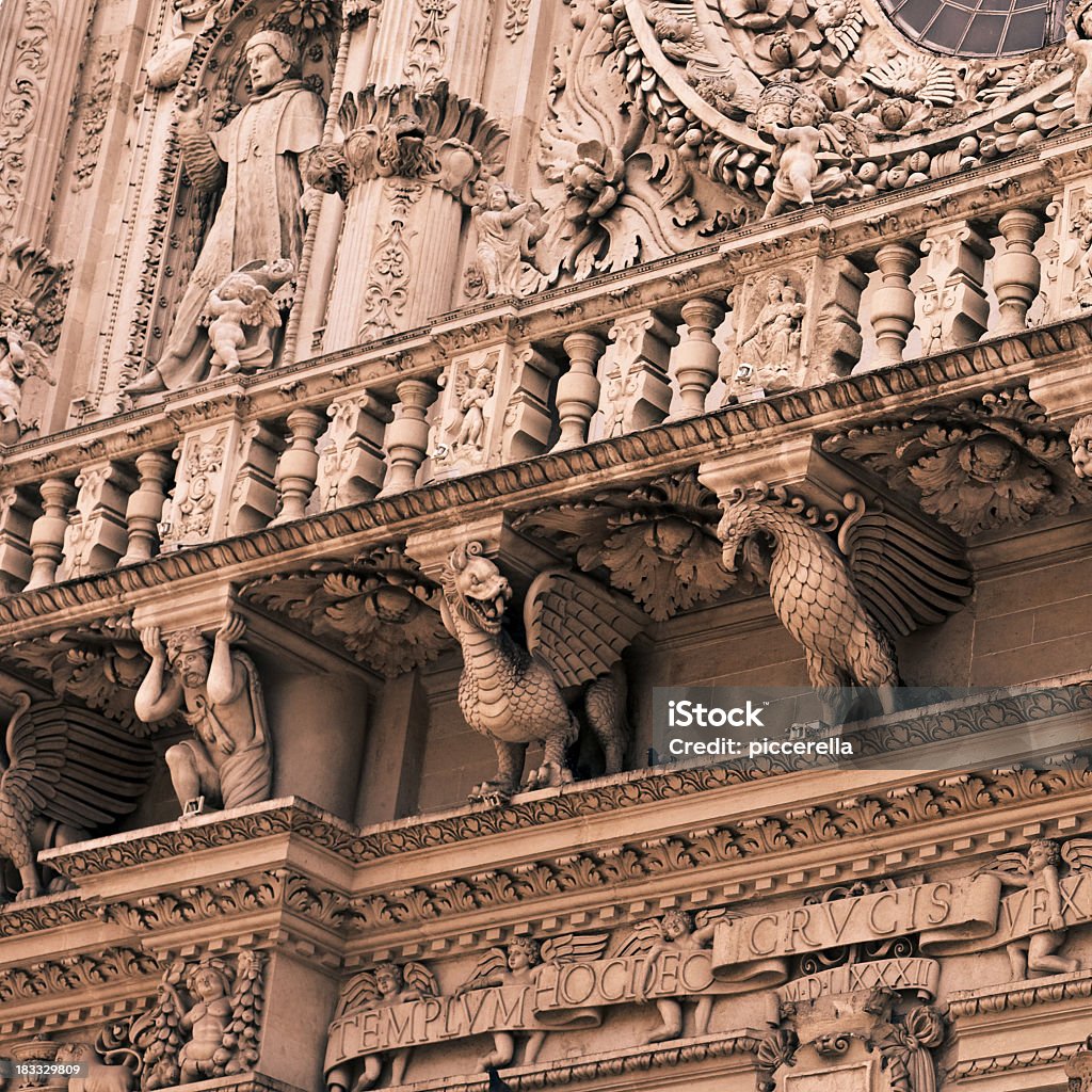 Basilica di Santa Croce-Lecce, Italien - Lizenzfrei Apulien Stock-Foto