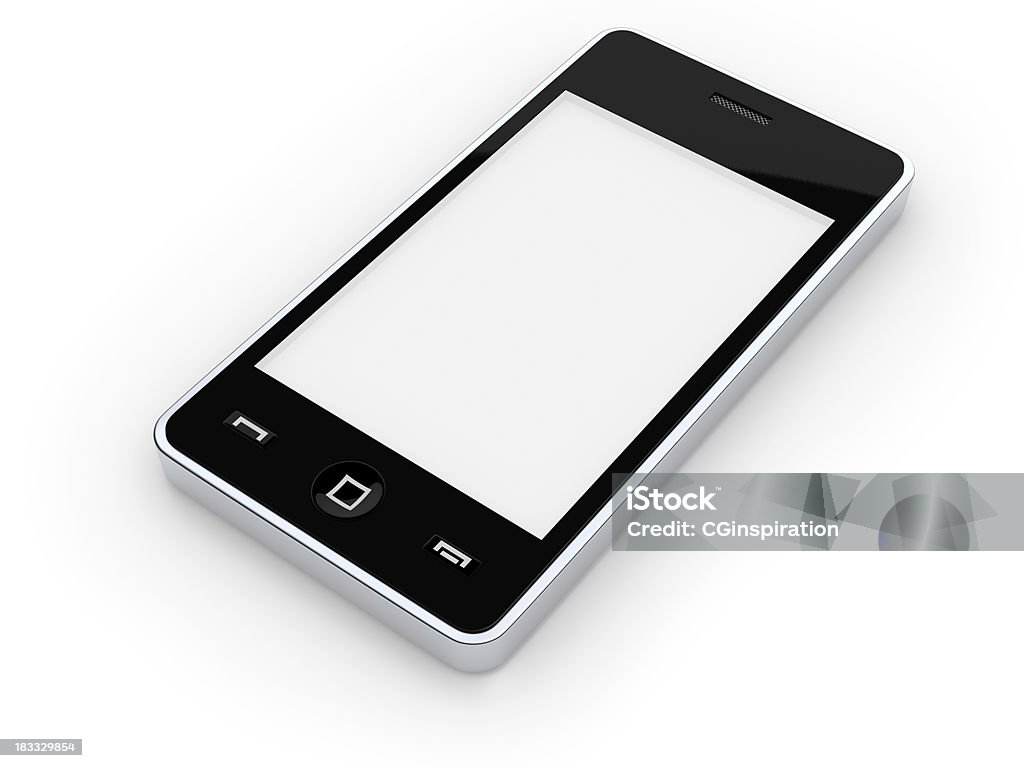Smart Smartphone - Lizenzfrei Berührungsbildschirm Stock-Foto