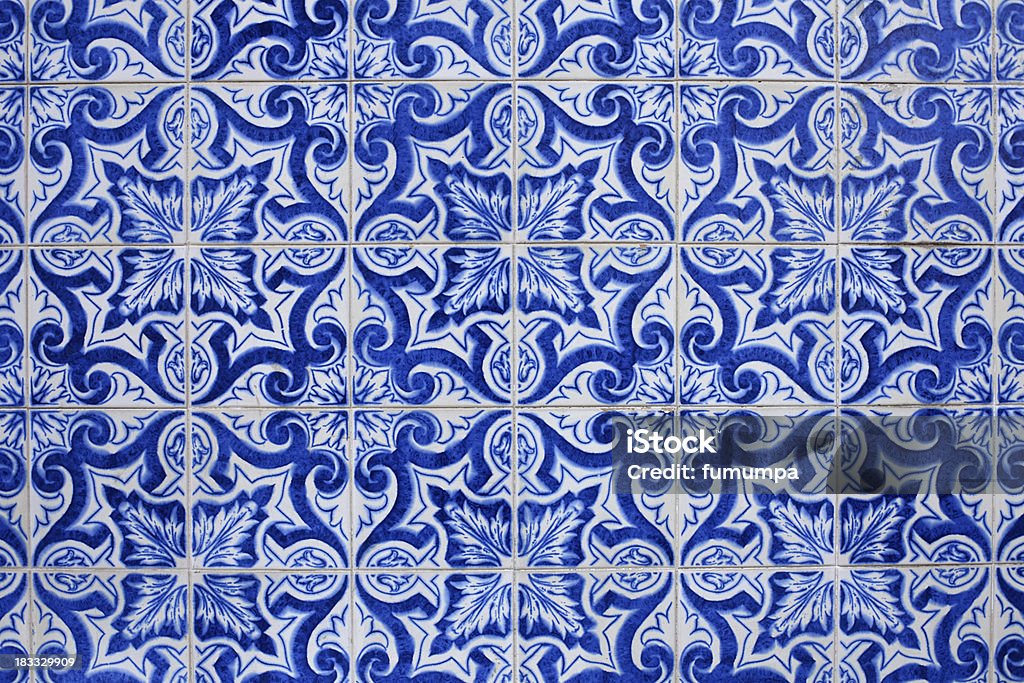 old azulejos de Lisboa, azulejos - Foto de stock de Baldosa libre de derechos