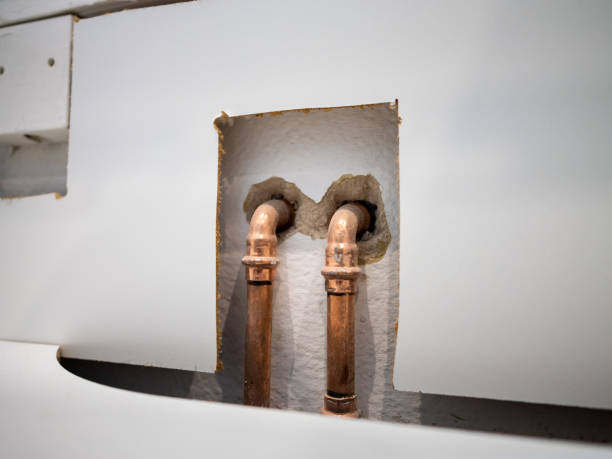 istock Copper Pipes for Water and Heating 1833302505