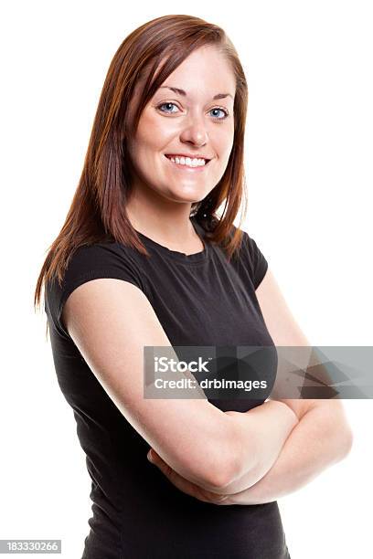 Młoda Kobieta Portret - zdjęcia stockowe i więcej obrazów Brązowe włosy - Brązowe włosy, Długie włosy, Młode kobiety