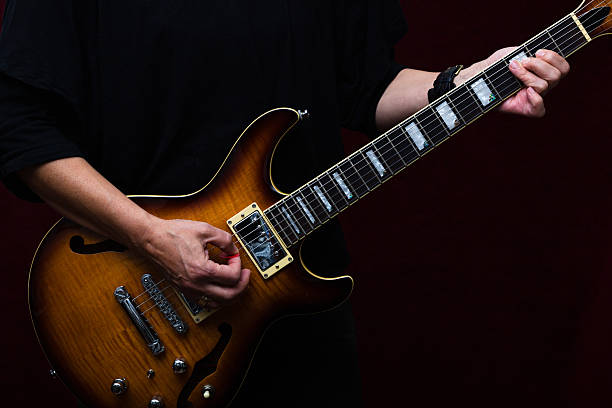 istock Playing Hollow Body Guitar 183330680