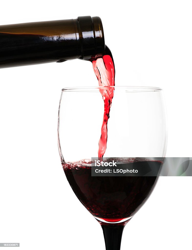 Versare vino - Foto stock royalty-free di Alchol