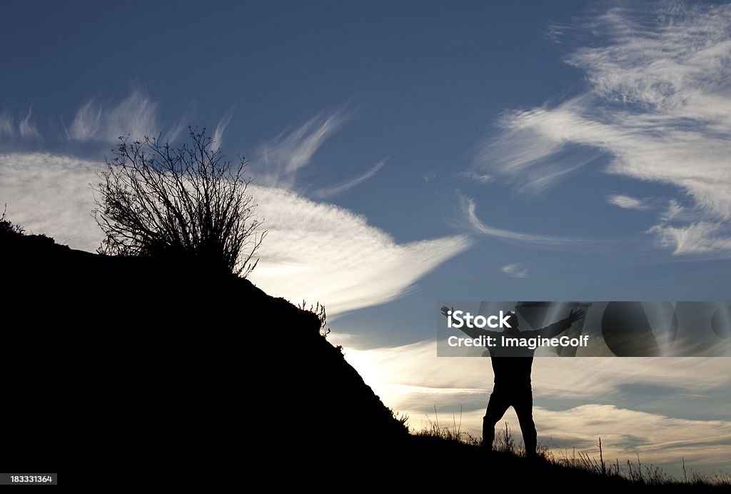 Culto Silohouette - Royalty-free 30-39 Anos Foto de stock