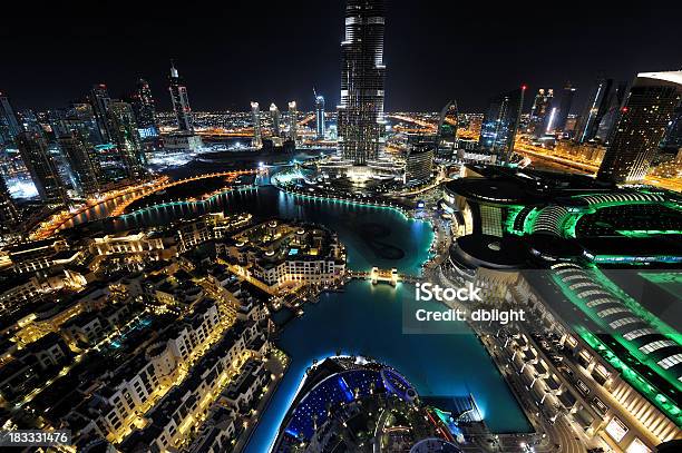 Foto de Cidade De Dubai e mais fotos de stock de Burj Khalifa - Burj Khalifa, Dubai, Noite