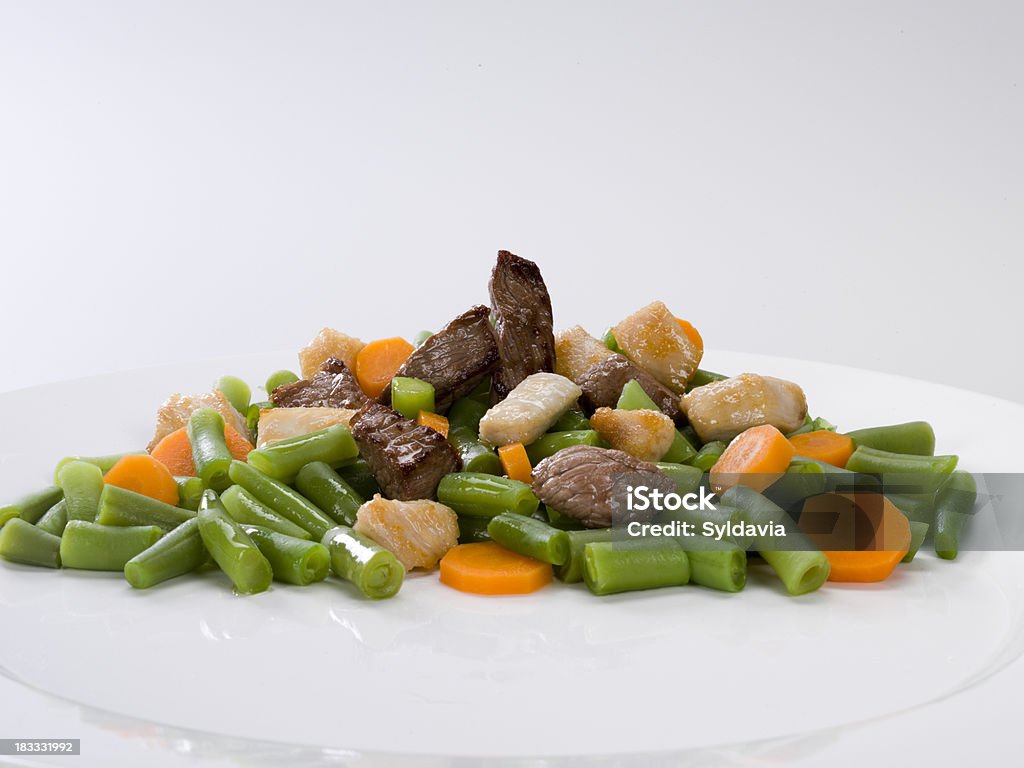 Carne com legumes - Foto de stock de Alimentação Saudável royalty-free