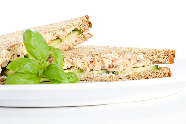 istock Salmon and Cucumber Sandwich 183332051